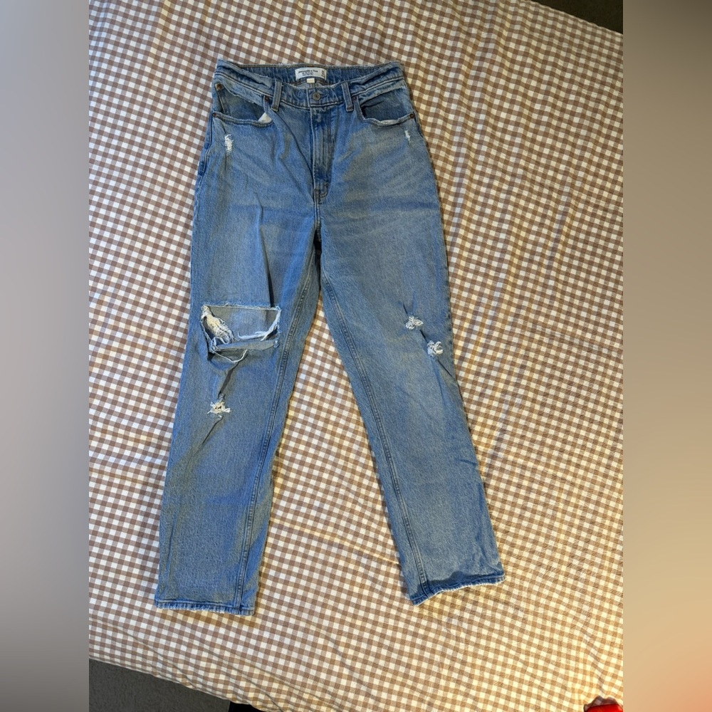 Abercrombie & Fitch 90’s straight ultra high rise